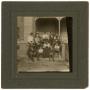 Photograph: [Matthews and Bartholomew Families on Porch Stairs]