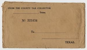 Primary view of object titled '[County Tax Collector Envelope]'.