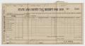 Thumbnail image of item number 1 in: '[State and County Tax Receipt for K.B. Legett]'.