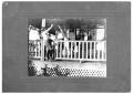 Thumbnail image of item number 1 in: '[John A. Matthews, Jr. and Dogs on a Porch]'.