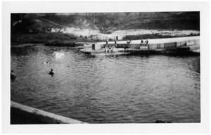 Primary view of object titled '[People at a Swimming Hole]'.