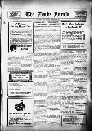 The Daily Herald (Weatherford, Tex.), Vol. 21, No. 264, Ed. 1 Saturday, November 6, 1920