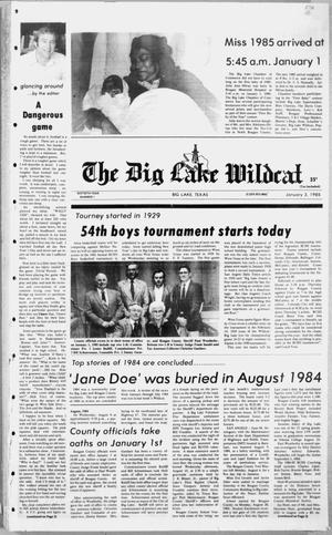 The Big Lake Wildcat (Big Lake, Tex.), Vol. 60, No. 1, Ed. 1 Thursday, January 3, 1985