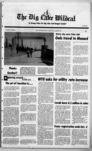 The Big Lake Wildcat (Big Lake, Tex.), Vol. 55, No. 40, Ed. 1 Thursday, October 2, 1980