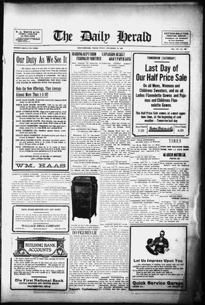 The Daily Herald (Weatherford, Tex.), Vol. 21, No. 269, Ed. 1 Friday, November 12, 1920