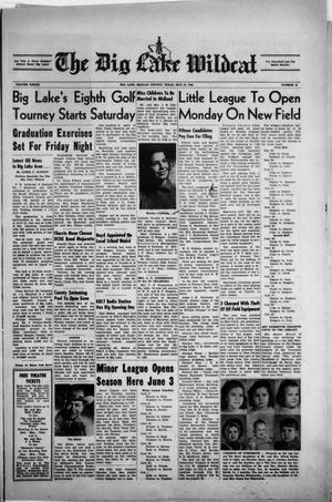 The Big Lake Wildcat (Big Lake, Tex.), Vol. 33, No. 21, Ed. 1 Thursday, May 22, 1958