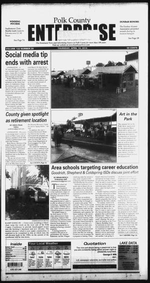 Primary view of object titled 'Polk County Enterprise (Livingston, Tex.), Vol. 132, No. 29, Ed. 1 Thursday, April 10, 2014'.