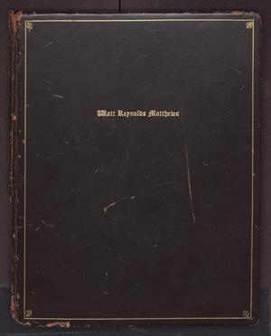 Primary view of object titled '[Watt Reynolds Matthews Photo Album]'.