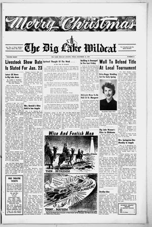 The Big Lake Wildcat (Big Lake, Tex.), Vol. 34, No. 51, Ed. 1 Thursday, December 24, 1959