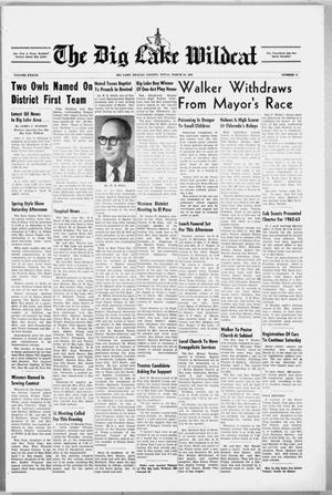 The Big Lake Wildcat (Big Lake, Tex.), Vol. 37, No. 13, Ed. 1 Thursday, March 29, 1962