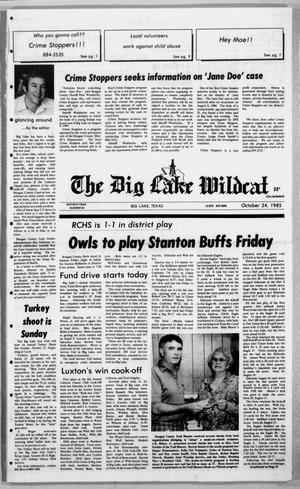 The Big Lake Wildcat (Big Lake, Tex.), Vol. SIXTIETH YEAR, No. 44, Ed. 1 Thursday, October 24, 1985