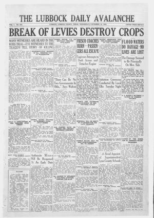 Primary view of object titled 'The Lubbock Daily Avalanche (Lubbock, Texas), Vol. 1, No. 272, Ed. 1 Wednesday, September 12, 1923'.