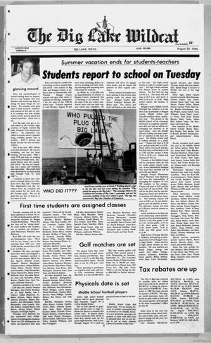 The Big Lake Wildcat (Big Lake, Tex.), Vol. 60, No. 36, Ed. 1 Thursday, August 29, 1985