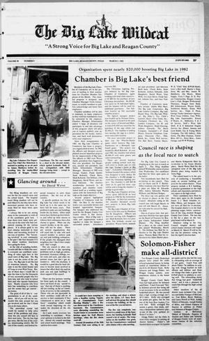 Primary view of object titled 'The Big Lake Wildcat (Big Lake, Tex.), Vol. 58, No. 9, Ed. 1 Thursday, March 3, 1983'.