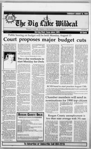 The Big Lake Wildcat (Big Lake, Tex.), Vol. SIXTY-FIFTH YEAR, No. 32, Ed. 1 Thursday, August 9, 1990