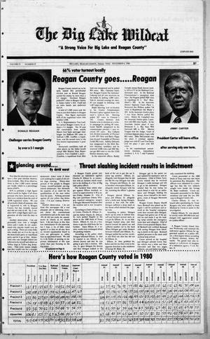 The Big Lake Wildcat (Big Lake, Tex.), Vol. 55, No. 45, Ed. 1 Thursday, November 6, 1980