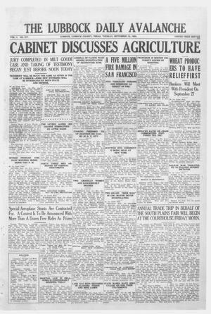 Primary view of object titled 'The Lubbock Daily Avalanche (Lubbock, Texas), Vol. 1, No. 277, Ed. 1 Tuesday, September 18, 1923'.