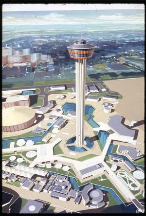 Color Sketch- Tower of the Americas