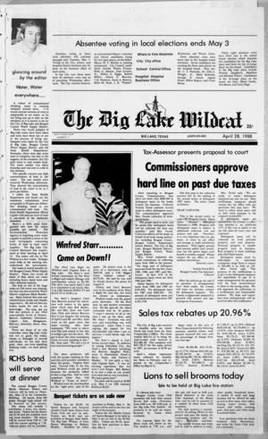 The Big Lake Wildcat (Big Lake, Tex.), Vol. 63, No. 17, Ed. 1 Thursday, April 28, 1988