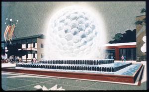 The Globe Fountain at HemisFair '68