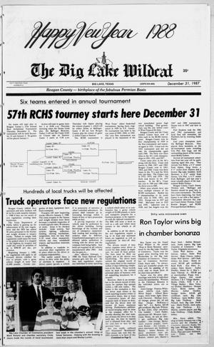 The Big Lake Wildcat (Big Lake, Tex.), Vol. 62, No. 53, Ed. 1 Thursday, December 31, 1987