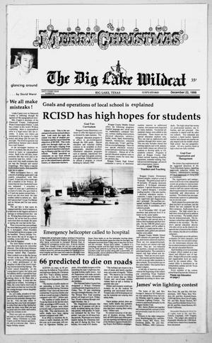 The Big Lake Wildcat (Big Lake, Tex.), Vol. 63, No. 51, Ed. 1 Thursday, December 22, 1988