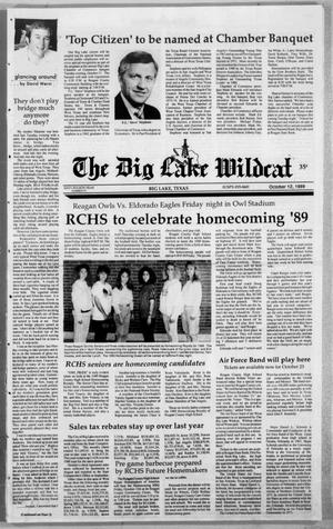 The Big Lake Wildcat (Big Lake, Tex.), Vol. SIXTY-FOURTH YEAR, No. 41, Ed. 1 Thursday, October 12, 1989