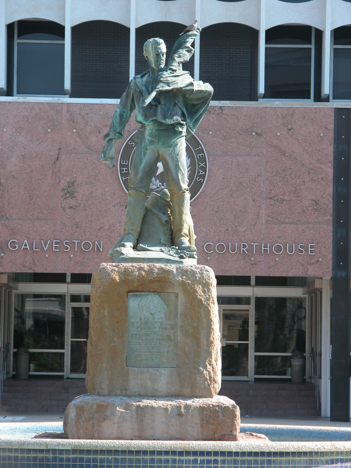 Primary view of object titled 'Confederate Memorial, Galveston County'.