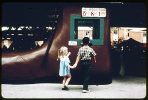 Primary view of object titled '“Old Shoe” amusement rider- 2 children'.