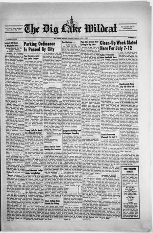 The Big Lake Wildcat (Big Lake, Tex.), Vol. 33, No. 27, Ed. 1 Thursday, July 3, 1958
