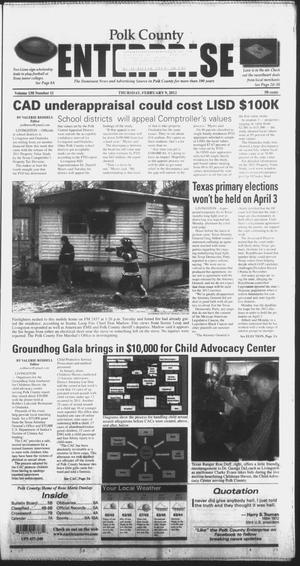 Polk County Enterprise (Livingston, Tex.), Vol. 130, No. 11, Ed. 1 Thursday, February 9, 2012