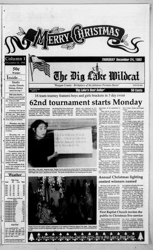 The Big Lake Wildcat (Big Lake, Tex.), Vol. SIXTY SEVENTH YEAR, No. 52, Ed. 1 Thursday, December 24, 1992