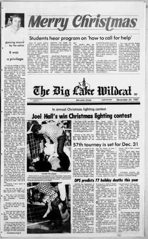The Big Lake Wildcat (Big Lake, Tex.), Vol. 62, No. 52, Ed. 1 Thursday, December 24, 1987