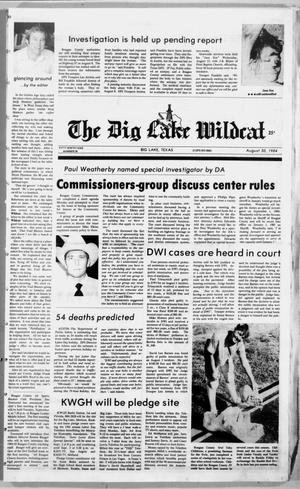 The Big Lake Wildcat (Big Lake, Tex.), Vol. 59, No. 36, Ed. 1 Thursday, August 30, 1984