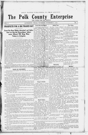 The Polk County Enterprise (Livingston, Tex.), Vol. 10, No. 11, Ed. 1 Thursday, November 27, 1913