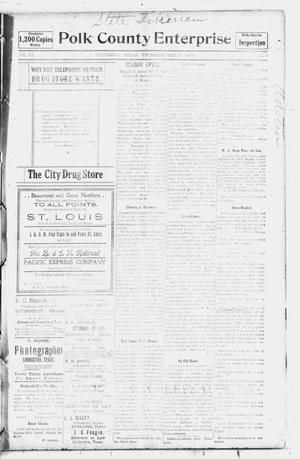 Polk County Enterprise (Livingston, Tex.), Vol. 6, No. 4, Ed. 1 Thursday, October 14, 1909
