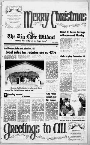 The Big Lake Wildcat (Big Lake, Tex.), Vol. 55, No. 52, Ed. 1 Wednesday, December 24, 1980
