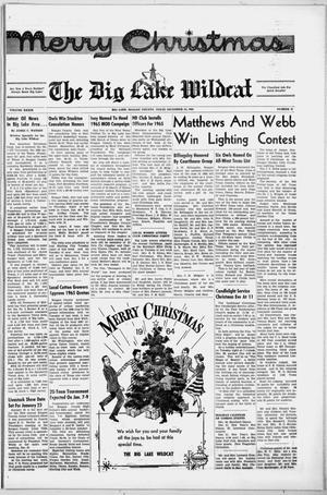 The Big Lake Wildcat (Big Lake, Tex.), Vol. 39, No. 52, Ed. 1 Thursday, December 24, 1964