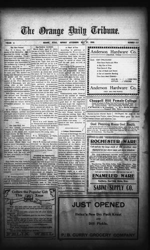 The Orange Daily Tribune. (Orange, Tex.), Vol. 6, No. 237, Ed. 1 Monday, December 17, 1906