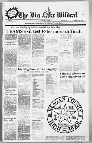 The Big Lake Wildcat (Big Lake, Tex.), Vol. 64, No. 2, Ed. 1 Thursday, January 12, 1989
