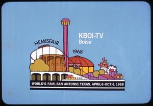 Primary view of object titled 'Television Press for HemisFair '68'.