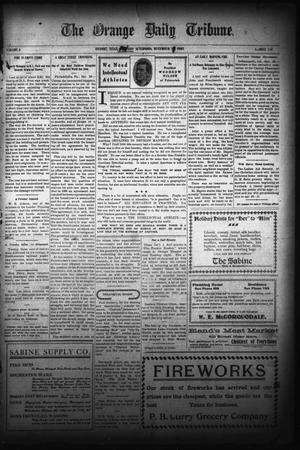 Primary view of object titled 'The Orange Daily Tribune. (Orange, Tex.), Vol. 5, No. 341, Ed. 1 Friday, December 29, 1905'.