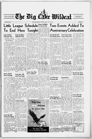 The Big Lake Wildcat (Big Lake, Tex.), Vol. 36, No. 28, Ed. 1 Thursday, July 13, 1961
