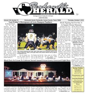 Panhandle Herald (Panhandle, Tex.), Vol. 126, No. 12, Ed. 1 Thursday, October 3, 2013