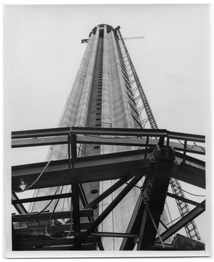 Tower of the Americas construction