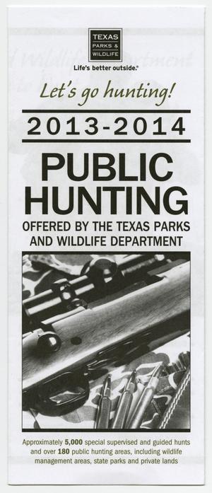Public Hunting: 2013-2014