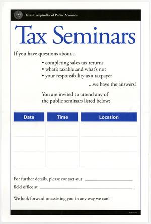 Tax Seminars