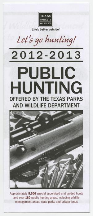 Public Hunting: 2012-2013