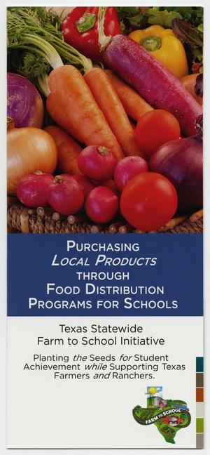 Purchasing Local Products Through Food Distribution Programs for Schools