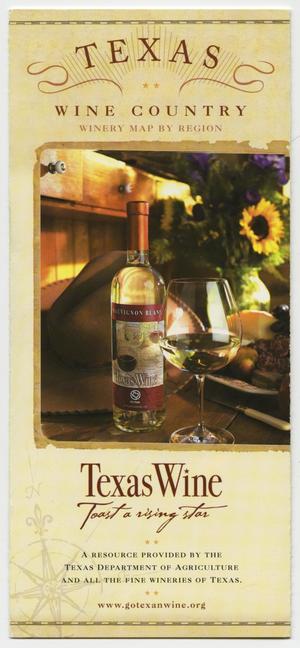 Primary view of object titled 'Texas Wine Country: Winery Map by Region'.